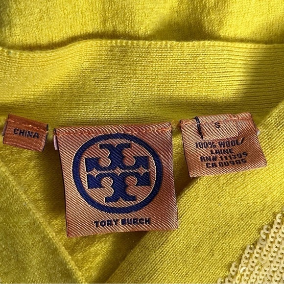 TORY Burch Sequined Cardigan FLAWED - Picture 8 of 9